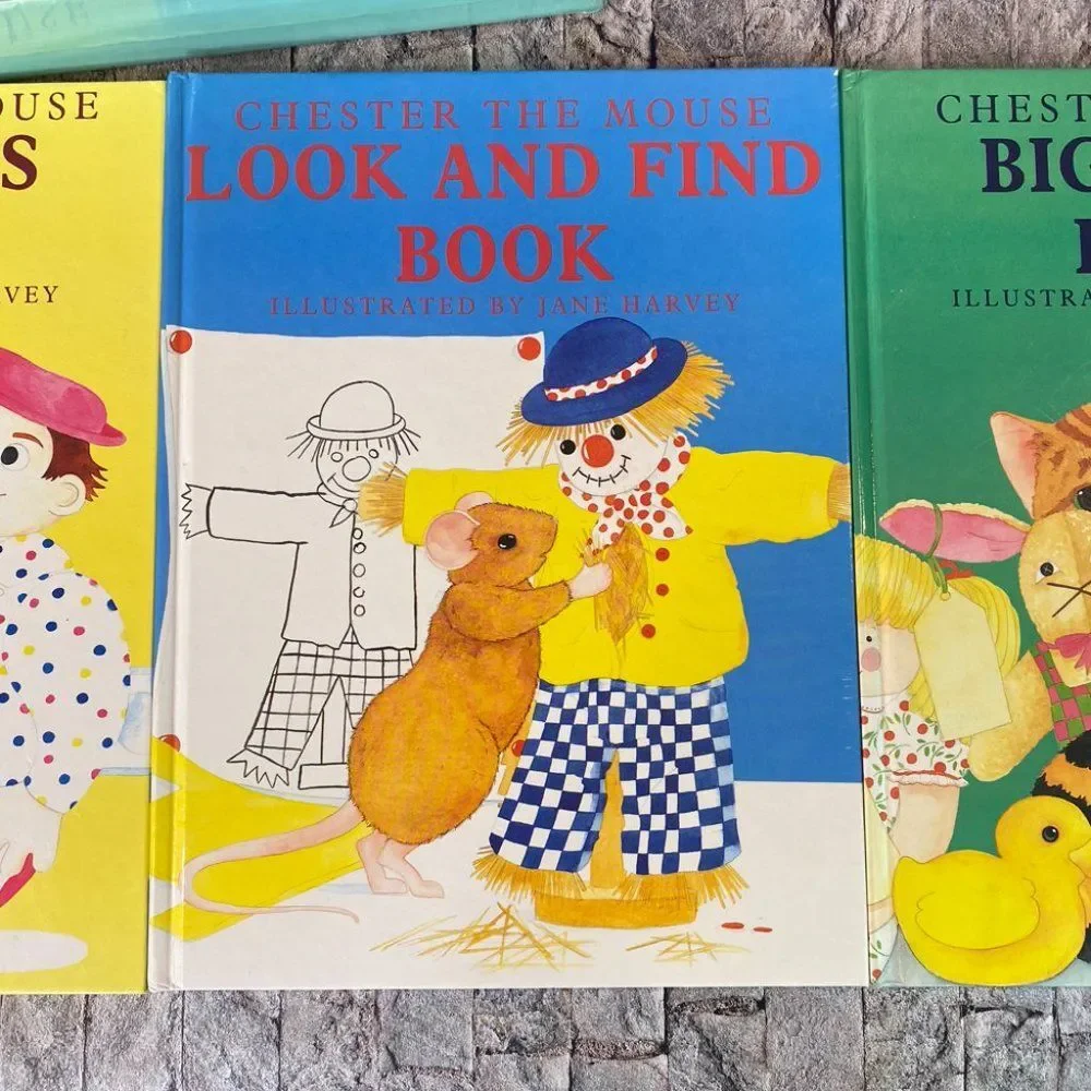Princess House Vintage Childrens Book Set Chester & Max Hardcover Set of Three